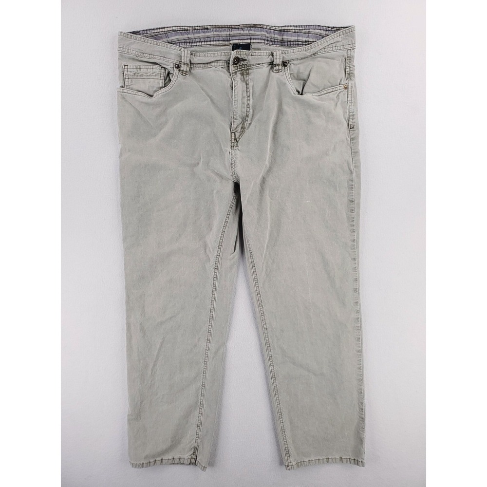 Prana Pants Mens 40x30 Gray Sustainer Cord Micro Corduroy Slim Fit Taper Outdoor